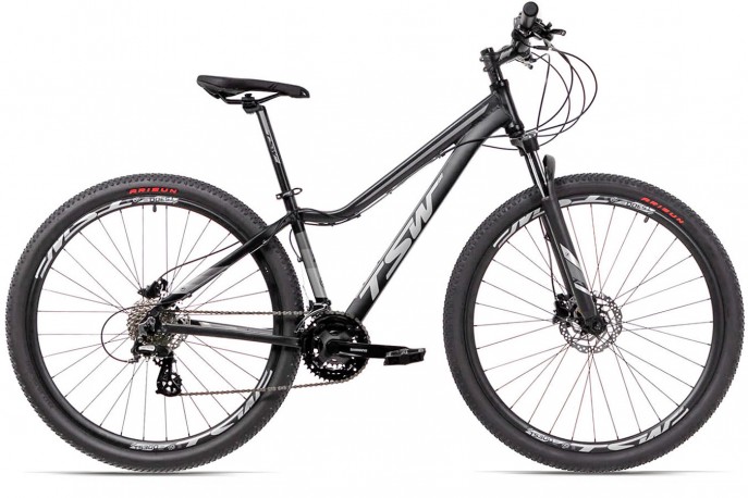 Bicicleta 29 Posh 24V Preta/Cinza 2019 - TSW