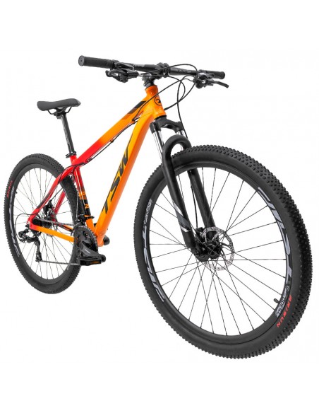 Bicicleta 29 Ride 2019 21V Laranja com vermelho - TSW