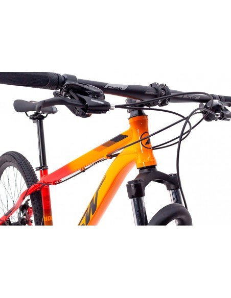 Bicicleta 29 Ride 2019 21V Laranja com vermelho - TSW