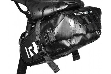 Bolsa para Selim Ajustável 1-1,5 litro impermeável PVC Roswheel 2