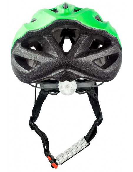 Capacete para ciclista verde MTB Walk com LED - TSW