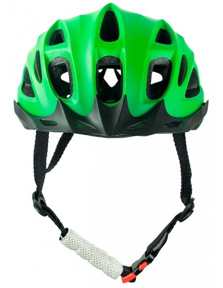 Capacete para ciclista verde MTB Walk com LED - TSW