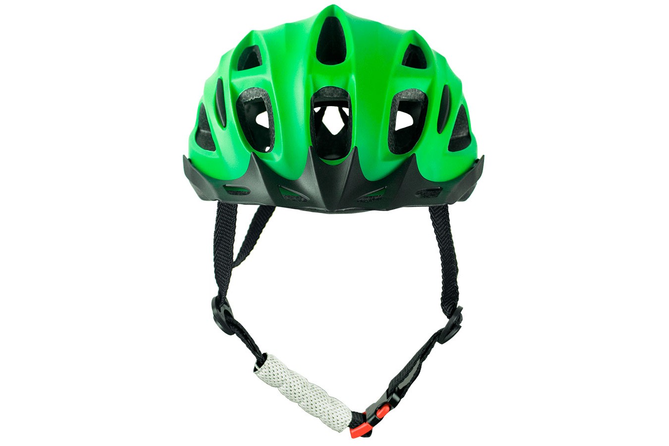 Capacete para ciclista verde MTB Walk com LED - TSW