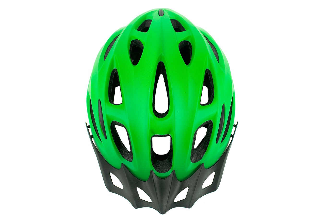 Capacete para ciclista verde MTB Walk com LED - TSW