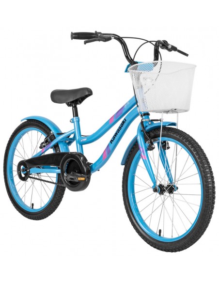 Bicicleta aro 20 Feminina Azul Tiffany - Kawasaki