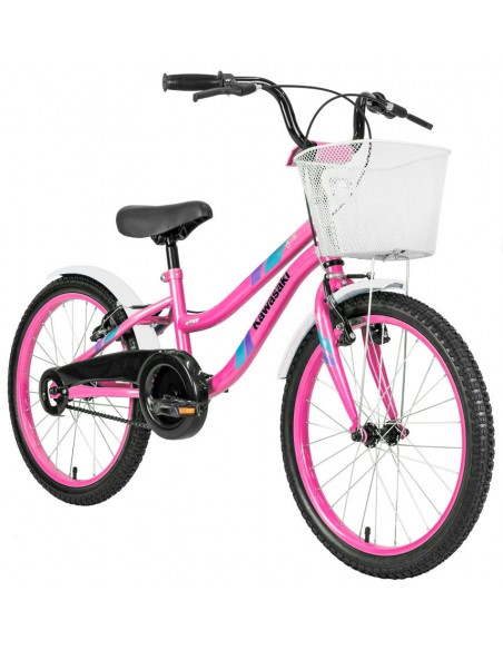 Bicicleta aro 20 Feminina Rosa - Kawasaki