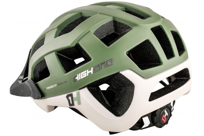 Capacete de ciclista MTB/Speed Cervix Cinza / Verde militar High One