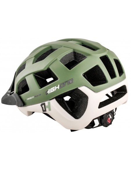 Capacete de ciclista MTB/Speed Cervix Cinza / Verde militar High One