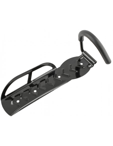 Suporte para bike vertical de parede preto com base HX-83 - SaicG