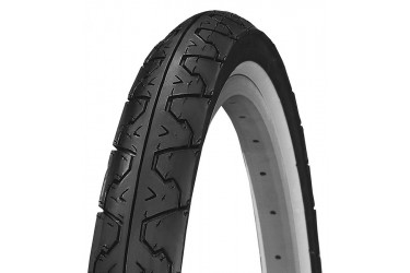 Pneu 24x1.95 (50-507) K.838 (Slick) com faixa branca - Kenda