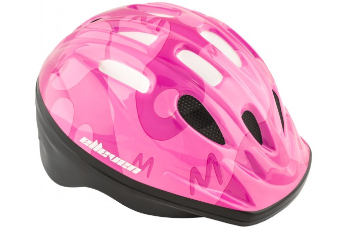 Capacete de Ciclismo Infantil Rosa com Sinalizador LED - Elleven