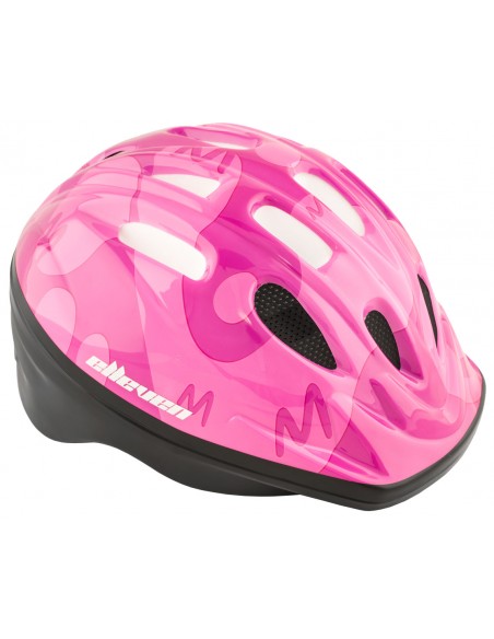 Capacete de Ciclismo Infantil Rosa com Sinalizador LED - Elleven