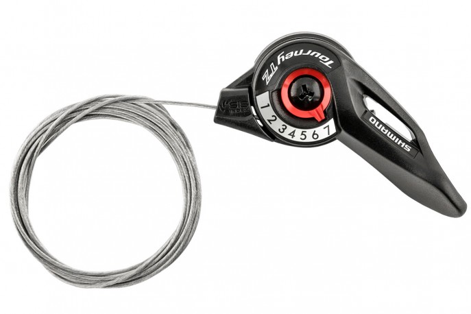 Alavanca de Câmbio 7V em Nylon Index TZ500 Lado Direito - Shimano