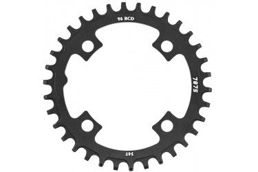 Engrenagem 34 dentes em alumínio BCD 96 mm 1 x 10/11v - Sunrace