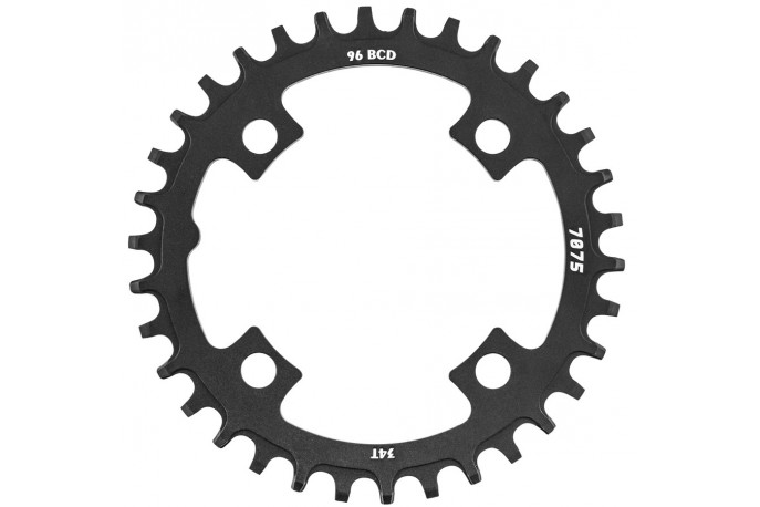 Engrenagem 34 dentes em alumínio BCD 96 mm 1 x 10/11v - Sunrace