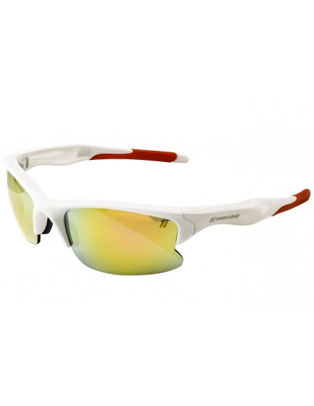 Óculos Ciclista com 3 Lentes Branco - High One