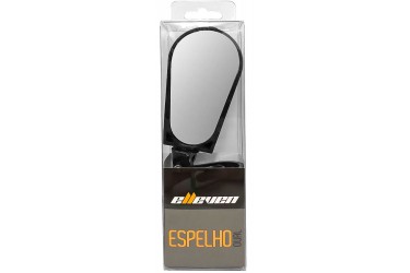 Espelho para bike Oval 88 x 50 mm Preto Elleven 2