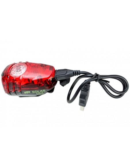 Vista Light Traseira USB Solas TL 2 Watt - Niterider