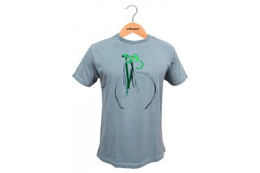 Camiseta Casual Pintura Azul Areado - Elleven