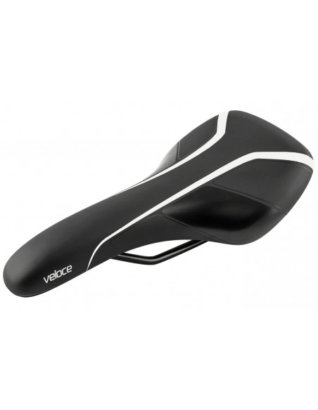 Selim MTB Veloce RVS Preto Verniz/Branco - Selle Royal