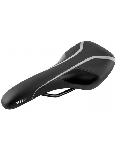 Selim MTB Veloce RVS Preto Verniz/Cinza - Selle Royal