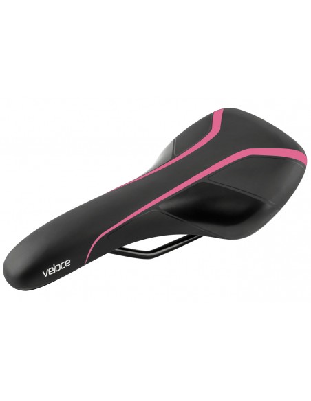 Selim MTB Veloce RVS Preto Verniz/Rosa - Selle Royal