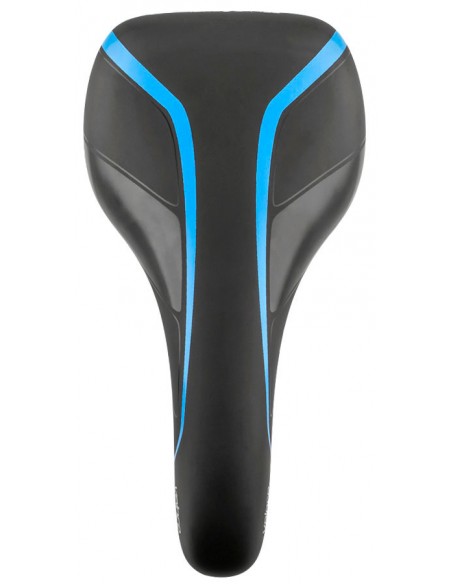 Selim MTB Veloce RVS Preto Verniz/Azul - Selle Royal