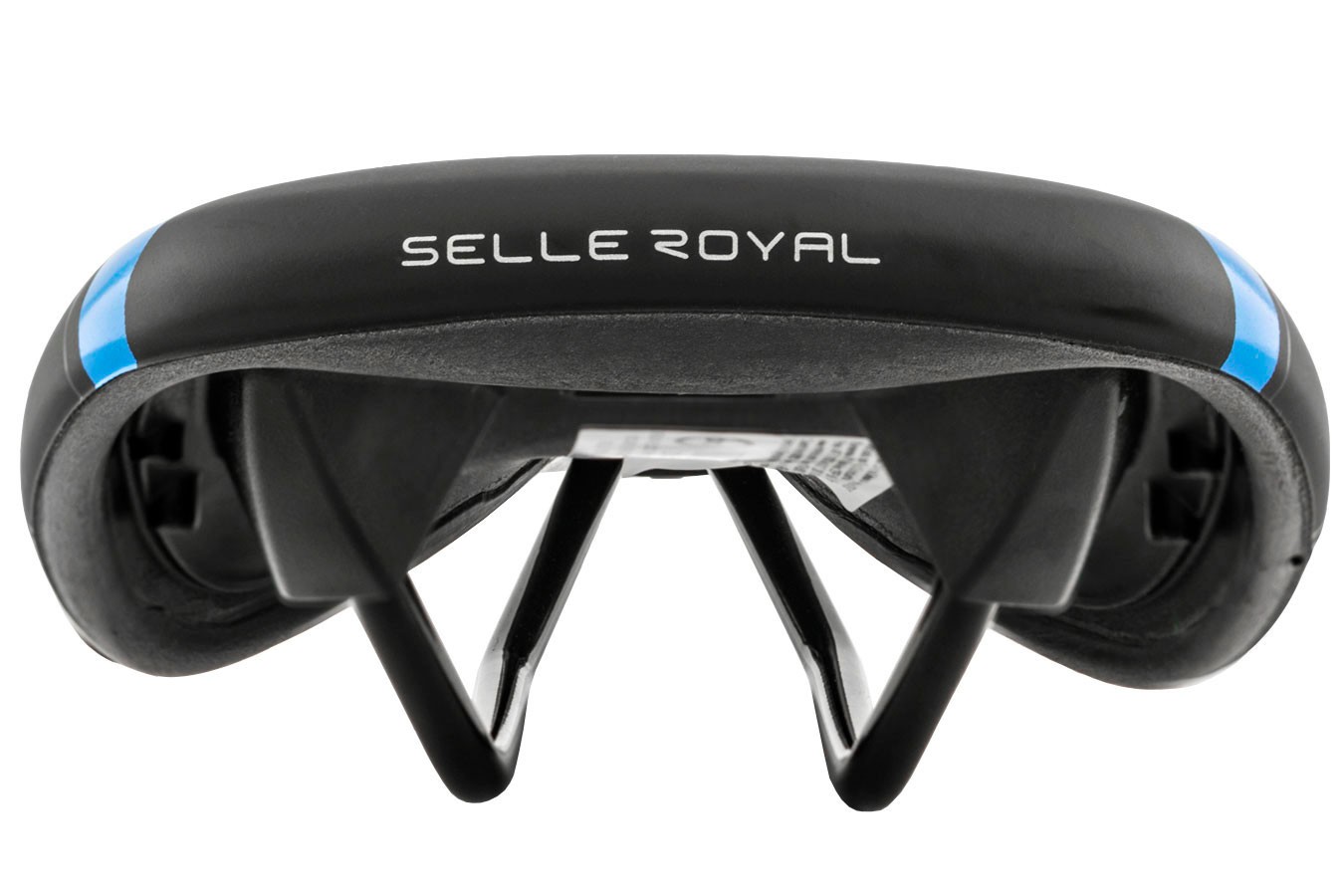 Selim MTB Veloce RVS Preto Verniz/Azul - Selle Royal