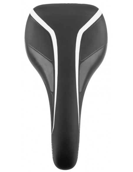 Selim MTB Veloce RVS Preto Verniz/Branco - Selle Royal