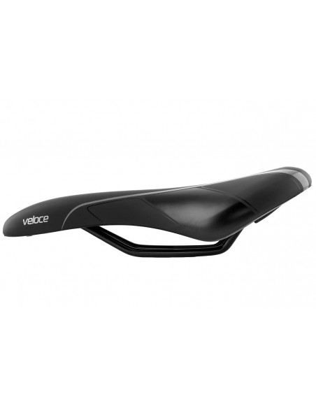 Selim MTB Veloce RVS Preto Verniz/Cinza - Selle Royal