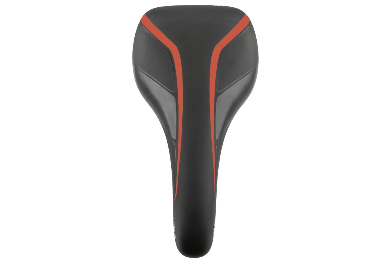 Selim MTB Veloce RVS Preto Verniz/Vermelho - Selle Royal