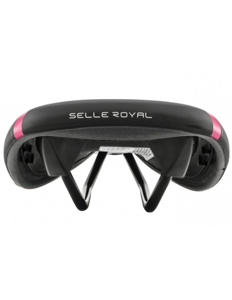 Selim MTB Veloce RVS Preto Verniz/Rosa - Selle Royal