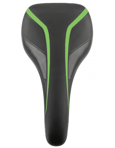 Selim MTB Veloce RVS Preto Verniz/Verde - Selle Royal