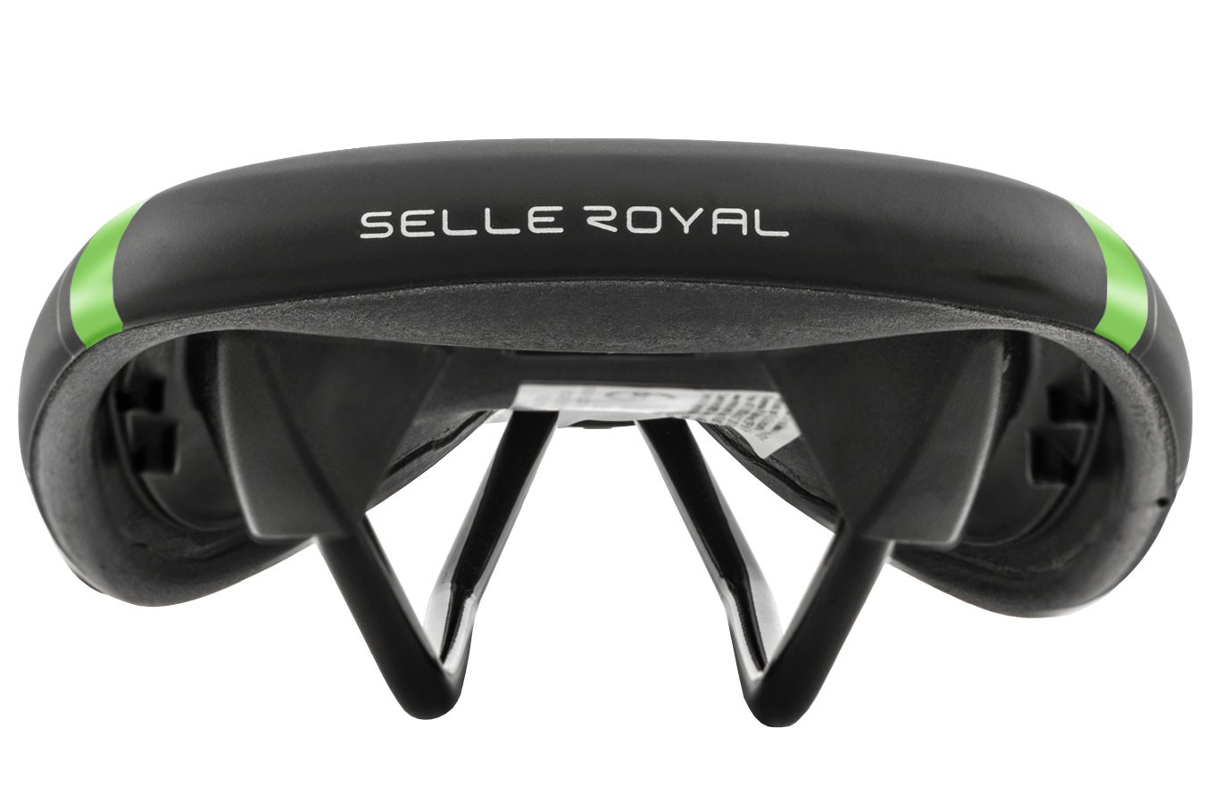 Selim MTB Veloce RVS Preto Verniz/Verde - Selle Royal