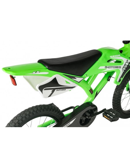 Bicicleta aro 16 KX Verde/Preta moto bike - Kawasaki