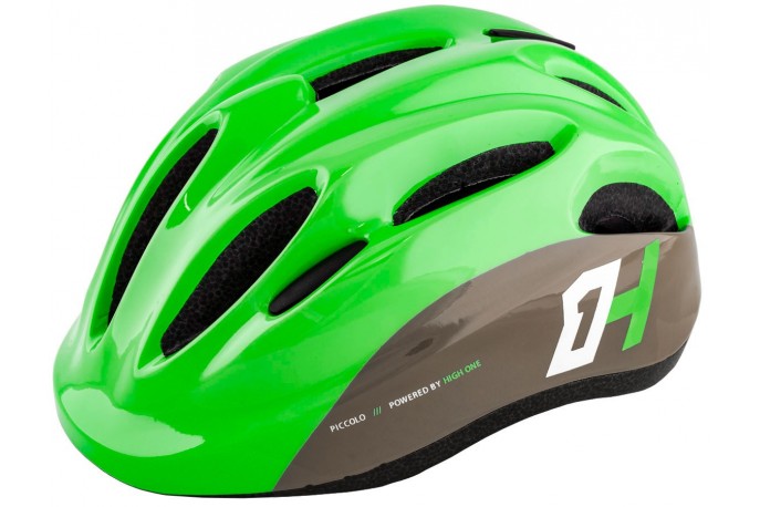 Capacete de ciclista infantil Piccolo Verde High One