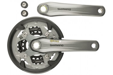 Pedivela Tripla 22/30/40 FC-M4000 Octalink com protetor - Shimano 2