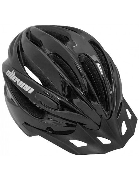 Capacete Ciclista Preto com Óculos Magnético - Elleven