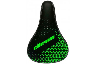 Selim Bmx Freestyle Preto com Verde - Elleven 2