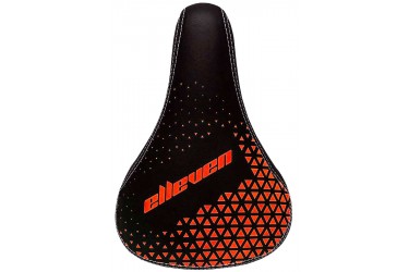 Selim Bmx Freestyle Preto com Laranja - Elleven 2