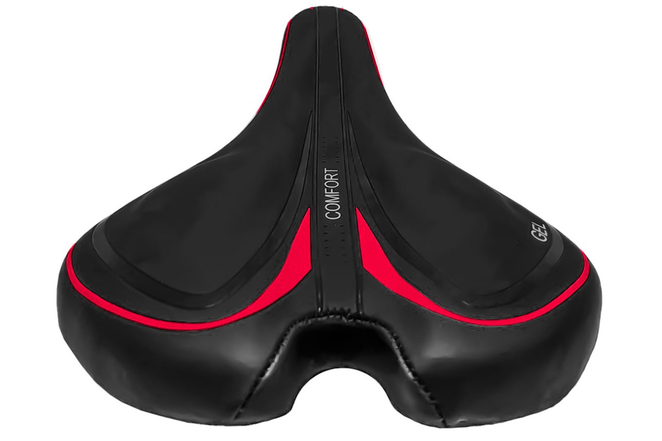 Selim MTB Gel preto com vermelho - Elleven