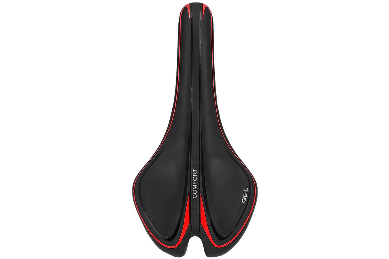 Selim MTB Gel preto com vermelho - Elleven