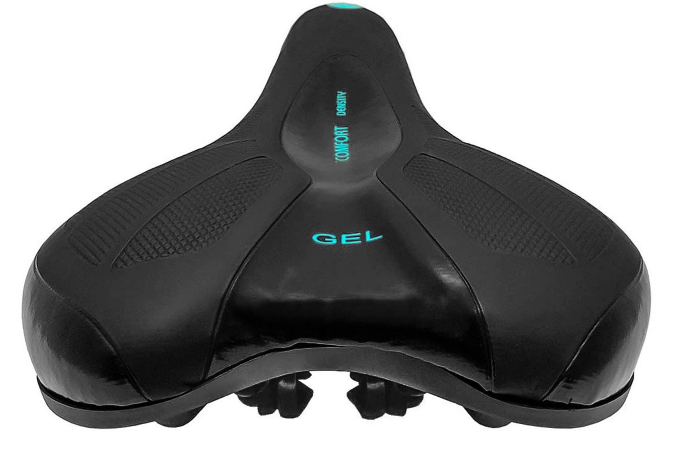 Selim MTB Anatômico Gel Preto/Azul - Elleven