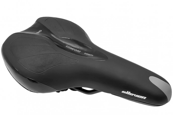 Selim MTB Anatômico Gel Preto/Cinza - Elleven