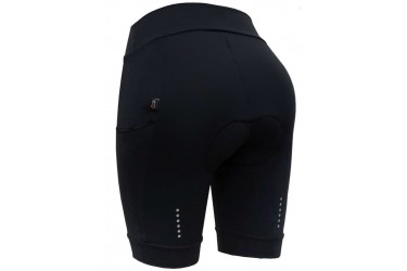 Bermuda para ciclista feminina Light Bag Preta - Márcio May 2