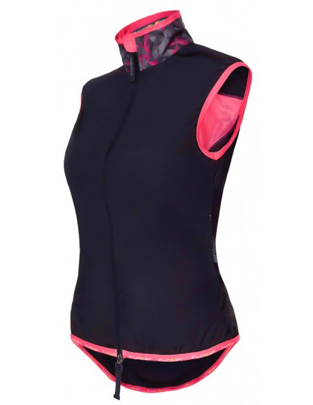 Colete feminino Marcelina Preto/Pink - Funkier