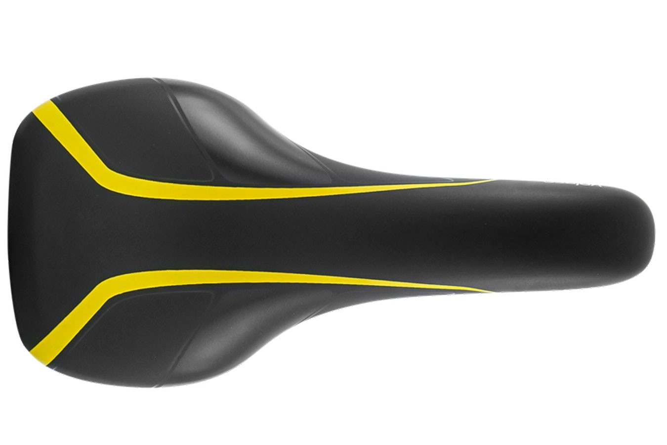 Selim MTB Veloce RVS Preto Verniz/Amarelo - Selle Royal