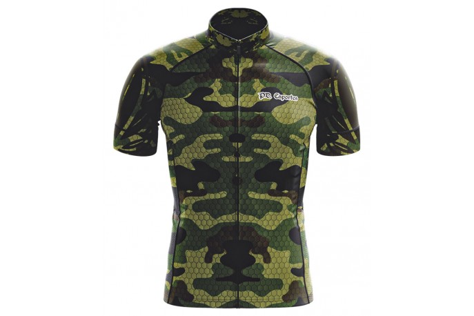 Camisa Ciclista Modelo 32 Camuflado - Philip Dilis