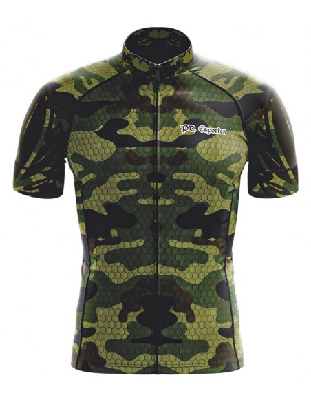 Camisa Ciclista Modelo 32 Camuflado - Philip Dilis