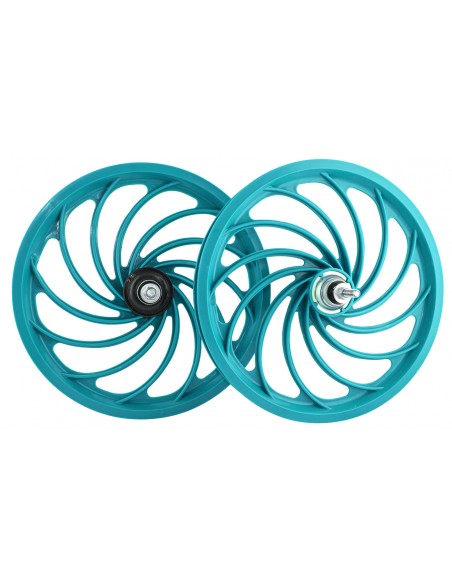 Roda 16 Nylon com Eixo (par) modelo Twist - JKS